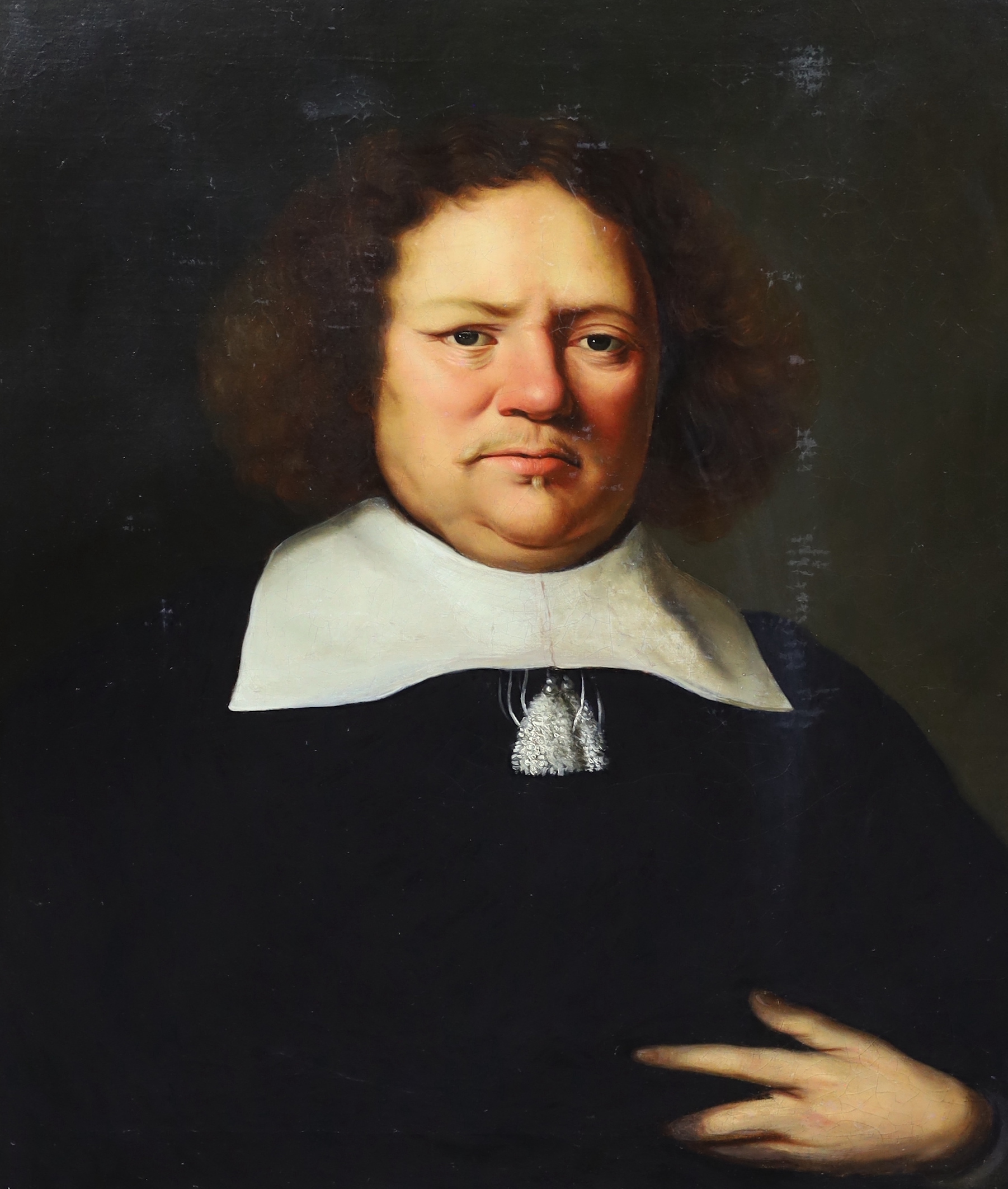 18th century Flemish School , Portrait of a gentleman, oil on canvas, 70 x 59cm